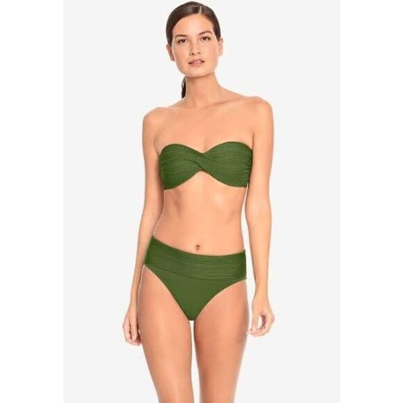 New. Robin Piccone basil green bikini. M-top/S-bottom. Retails $186 - Picture 3 of 12